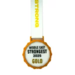 Médaille en verre avec cadre en bronze – Image 4