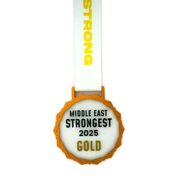 Médaille en verre avec cadre en bronze – Image 4