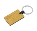 Porte-clés en bambou et en métal – Image 2